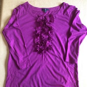 Gap Ruffled Top - Size M